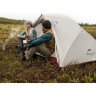 Палатка NATUREHIKE STAR-RIVER 2 NH17T012-T двухместная сверхлегкая с ковриком серо-черная 6927595716489